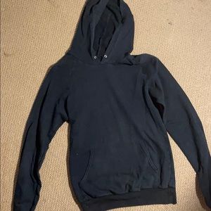 Thin black hoodie